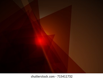 Orange abstract template for card or banner. Metal Background with waves and reflections. Business background, silver, illustration. Illustration of abstract background with a metallic element