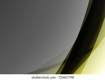 Orange abstract template for card or banner. Metal Background with waves and reflections. Business background, silver, illustration. Illustration of abstract background with a metallic element