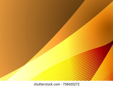 Orange abstract template for card or banner. Abstract background