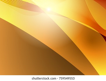 Orange abstract template for card or banner. Abstract background