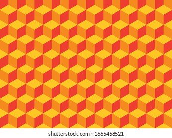 Orange abstract texture. Vector background 3d paper art style can be used in cover design, book design, poster, cd cover, website backgrounds or advertising.
