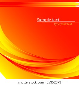 orange abstract vector background
