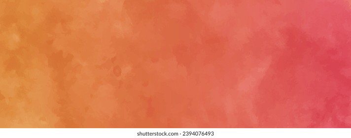 Fondo de textura macro de color de agua abstracto naranja. Arroyo de técnica artesanal colorido.	

