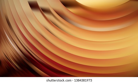 Orange Abstract Wave Background Design