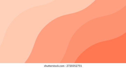 Fondo abstracto naranja de la onda para el diseño de la presentación, volante, folleto
