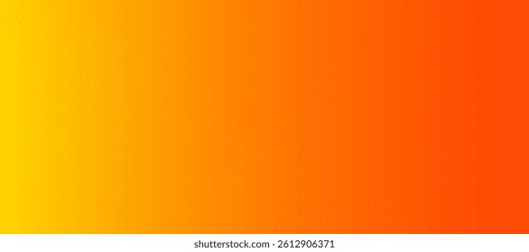 Orange abstract wave clean gradient background.