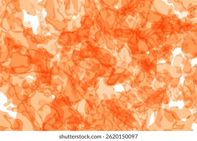 Orange abstraction: watercolor spots, layering, and the play of light. Vector background for projects