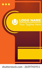 Fondo increíble naranja para Flayer