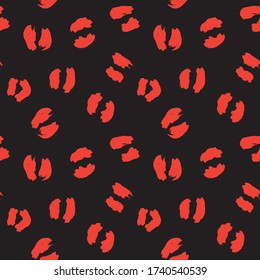 Antecedentes del patrón de leopardo de los animales de naranjas para textiles de moda, gráficos y artesanías