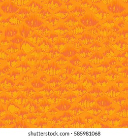 Orange animal skin pattern snake spots background vector. Effect rough primitive textured background.