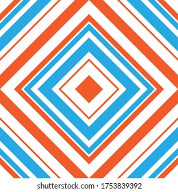Orange Argyle diagonal striped seamless pattern background suitable for fashion textiles, graphics