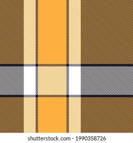 Orange Asymmetric Plaid textured seamless pattern suitable for fashion textiles and graphics
