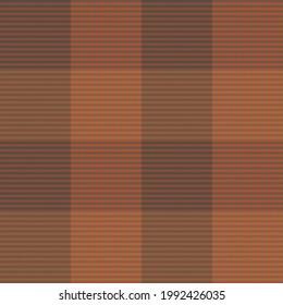 Orange Asymmetric Plaid textured seamless pattern suitable for fashion textiles and graphics