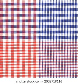 Orange Asymmetric Plaid textured seamless pattern suitable for fashion textiles and graphics