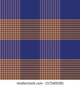 Orange Asymmetric Plaid textured seamless pattern suitable for fashion textiles and graphics