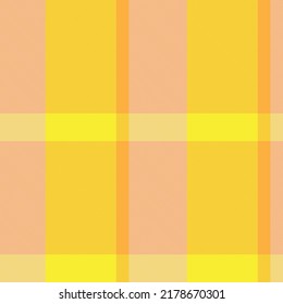 Orange Asymmetric Plaid textured seamless pattern suitable for fashion textiles and graphics