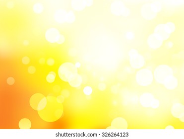 orange autumn background bokeh