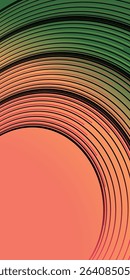 Orange Autumn Japanese Pattern Background