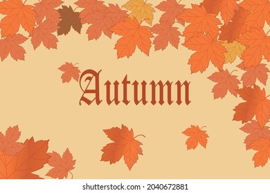 orange autumn leaf wallpaper background