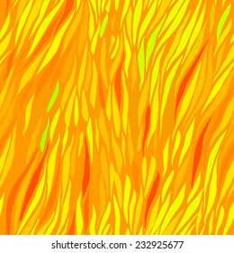 Orange autumn seamless stripes, waves background for web design