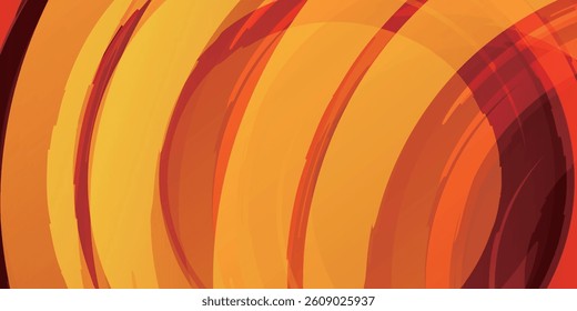 Orange Autumn Washi Pattern Background