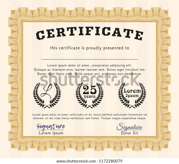 Free Customizable Certificate Template from image.shutterstock.com