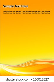 Orange background