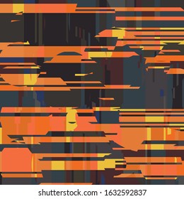 Orange and Gray Texture Twilight Sky Vector Background