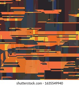 Orange and Gray Texture Twilight Sky Vector Background