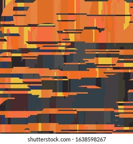 Orange and Gray Texture Twilight Sky Vector Background