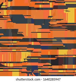 Orange and Gray Texture Twilight Sky Vector Background