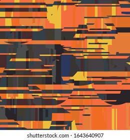 Orange and Gray Texture Twilight Sky Vector Background