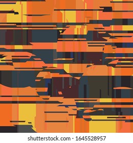 Orange and Gray Texture Twilight Sky Vector Background