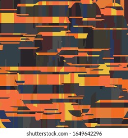 Orange and Gray Texture Twilight Sky Vector Background