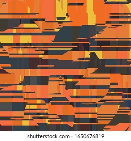 Orange and Gray Texture Twilight Sky Vector Background