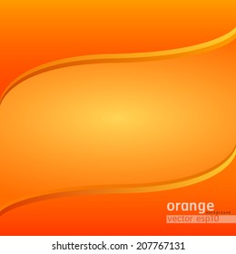 orange background