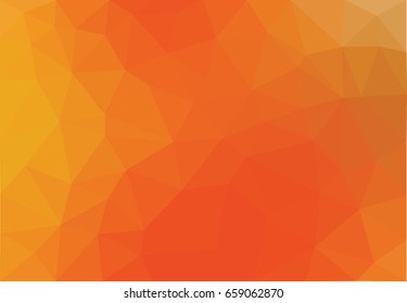 orange background