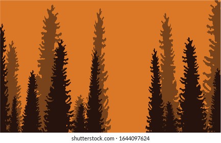 Orange Background 6 Forrest Beautiful