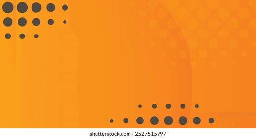 Orange background abstract design. Halloween concept. template layout posters, flyers. banners.