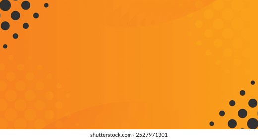 Orange background abstract design. Halloween concept. template layout posters, flyers. banners.