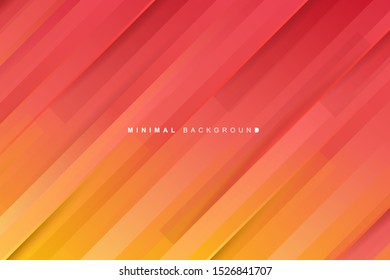 Orange background of Abstract dynamic modern vibrant gradient stripes texture background