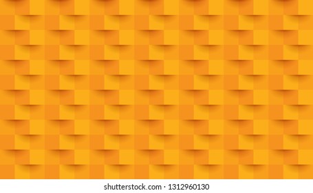 Orange background, abstract seamless pattern.