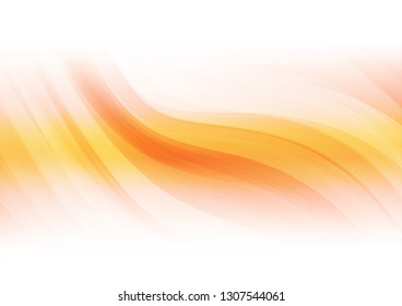 Orange background with abstract shapes. Vector illustration