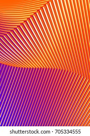 Orange background advertising brochure design elements. Glowing light stripe oblique graphic form for elegant flyer. Vector illustration EPS 10 for booklet layout, freshness theme leaflet, newsletters