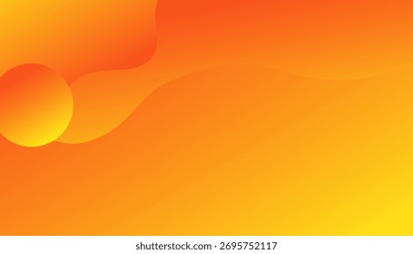 orange background. Applicable for gift card,cover,poster. Poster design