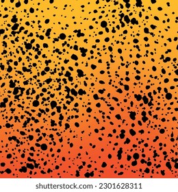 fondo naranja con manchas negras especiales para superposición