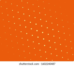 Orange background in cartoon style. Modern art. Retro abstract orange pattern, halftone design. Vector illustration. Retro style.