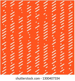 Orange background created with white lines Vector AI