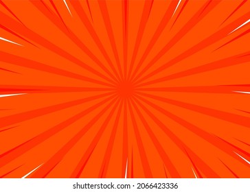 orange background design with comic stripes effect