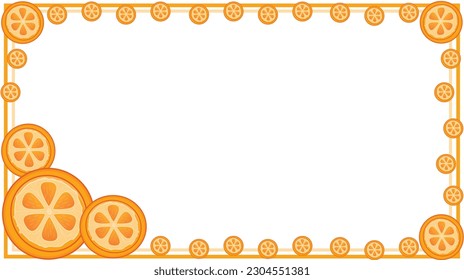 Orangefarbene Hintergrunddesign-Vorlage. Orangefarbene Cartoon-Vektorgrafik.   Orangefarbene Vorlage.   